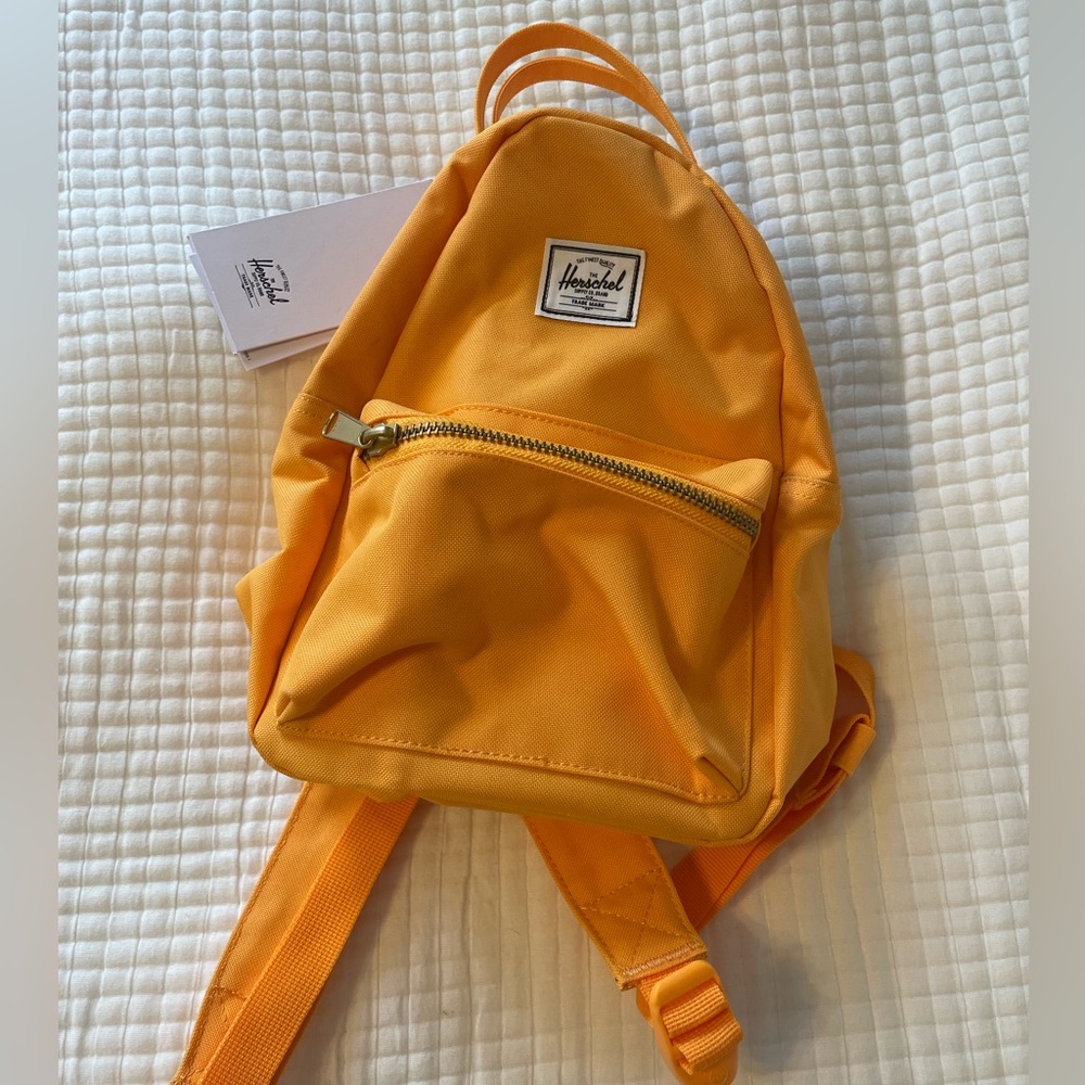 Hershel yellow mini backpack